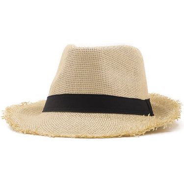 Chapeau En Paille Effiloché